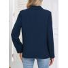 imageHappy Sailed Womens Long Sleeve Blazer Business Casual Open Front Work Office Suit JacketsDark Blue