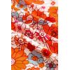imageHappy Sailed Summer Skirts for Women Floral Print High Waist Flowy Split A Line Boho Maxi Skirt with PocketsOrange