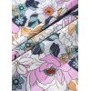 imageHappy Sailed Summer Skirts for Women Floral Print High Waist Flowy Split A Line Boho Maxi Skirt with PocketsPurple