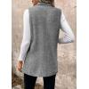 imageHappy Sailed Vest for Women Fall Winter Sleeveless Blazer Cardigans with PocketsWhite