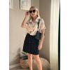 imageHappy Sailed Womens Corduroy Skirts Fall Winter High Waisted Button Down Aline Short Mini Skirt with PocketsBlack