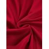 imageHappy Sailed Womens Long Sleeve Ruched Waist Flowy A Line High Low Midi Cocktail Party DressRed