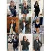 imageHappy Sailed Womens Tweed Blazers Casual Long Sleeve Double Breasted Open Front Blazer Jackets Work SuitsBlack