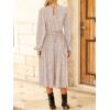 imageHappy Sailed Womens Velvet Dress Fashion Spring Lantern Sleeve High Waist ALine Long Formal Party DressesChampagne