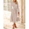 imageHappy Sailed Womens Velvet Dress Fashion Spring Lantern Sleeve High Waist ALine Long Formal Party DressesChampagne