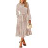 imageHappy Sailed Womens Velvet Dress Fashion Spring Lantern Sleeve High Waist ALine Long Formal Party DressesChampagne