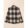 imageHappy Sailed Womens Plaid Blazer Classic Lapel Collar Double Breasted Open Front Blazers Jackets Work Suit with PocketsBeige