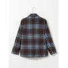 imageHappy Sailed Womens Plaid Blazer Classic Lapel Collar Double Breasted Open Front Blazers Jackets Work Suit with PocketsBlue