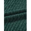 imageHappy Sailed Jumpsuits for Women Casual Loose Solid Ribbed Crewneck Long Sleeve Long Romper with PocketsDark Green