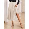 imageHappy Sailed Womens Tulle Skirt Fall Fashion Elastic High Waisted ALine Layered Flowy Long Tutu Skirts Date Night OutfitsBeige