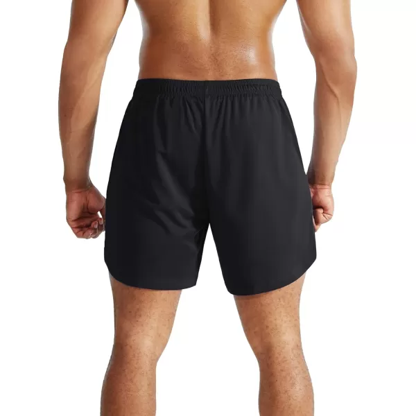 NELEUS Mens 2 in 1 Running Shorts with LinerDry Fit Workout Shorts with Pockets6070 BlackBlack2 Pack