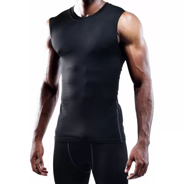 NELEUS Mens 3 Pack Dry Fit Compression Tank Top803 BlackBlackBlack3 Pack