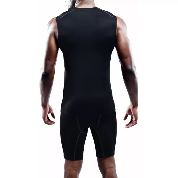 NELEUS Mens 3 Pack Dry Fit Compression Tank Top803 BlackBlackBlack3 Pack