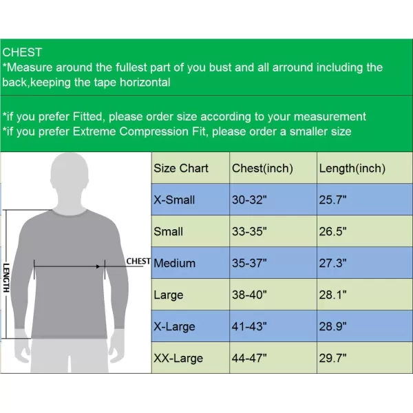 NELEUS Mens 3 Pack Dry Fit Long Sleeve Compression Shirts Workout Running Shirts5030 BlackgreenGreyNavy Blue3 Pack