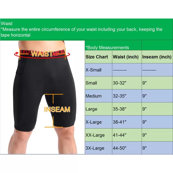 NELEUS Mens 3 Pack Running Compression Shorts with Pockets6064 BlackGreyRed3 Pack