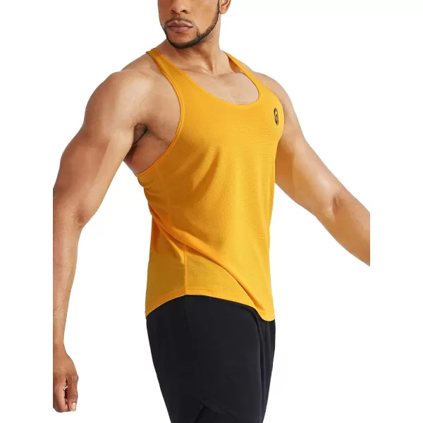 NELEUS Mens 3 Pack Workout Running Tank Top Sleeveless Gym Athletic Shirts5080 BlueRedYellow3 Pack