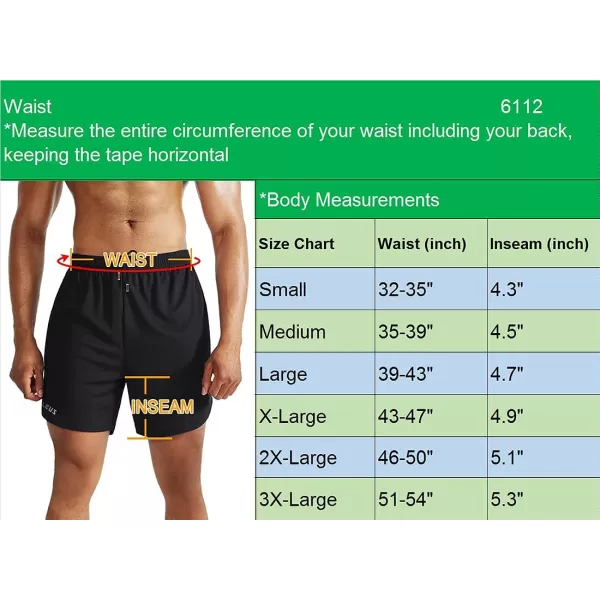 NELEUS Mens 7 inch Running Shorts Athletic Gym Workout Shorts with Pockets6112 BlackOrangeLight Green