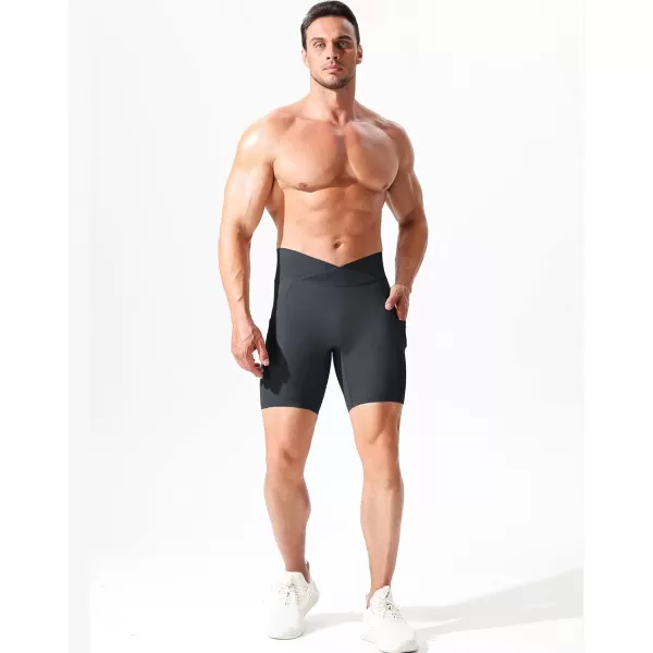 NELEUS Mens Compression Short with Pocket Dry Fit Yoga Running Shorts Pack of 36115 BlackBlackBlack  3 Pack