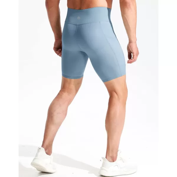 NELEUS Mens Compression Short with Pocket Dry Fit Yoga Running Shorts Pack of 36115 BlackGreyBlue  3 Pack