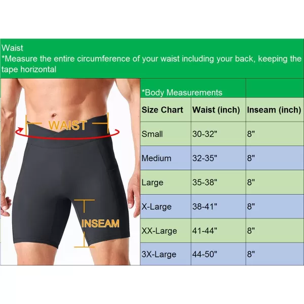 NELEUS Mens Compression Short with Pocket Dry Fit Yoga Running Shorts Pack of 36115 BlackGreyLight Green  3 Pack