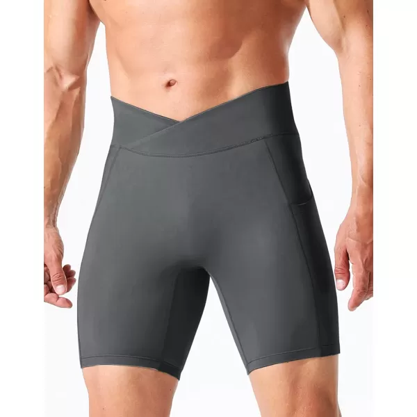 NELEUS Mens Compression Short with Pocket Dry Fit Yoga Running Shorts Pack of 36115 BlackGreyLight Green  3 Pack