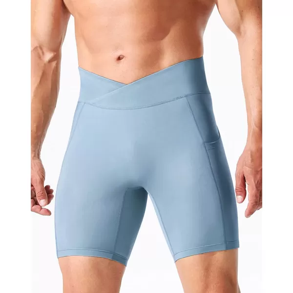 NELEUS Mens Compression Short with Pocket Dry Fit Yoga Running Shorts Pack of 36115 PinkPurpleBlue  3 Pack
