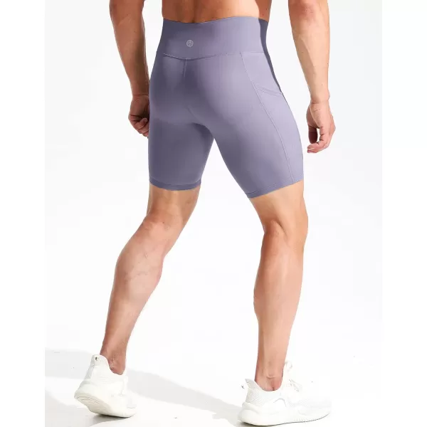 NELEUS Mens Compression Short with Pocket Dry Fit Yoga Running Shorts Pack of 36115 PinkPurpleBlue  3 Pack