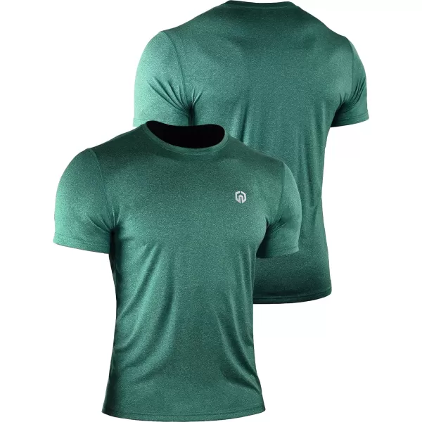 NELEUS Mens Dry Fit Athletic Running Shirt506 RedBlueGreen