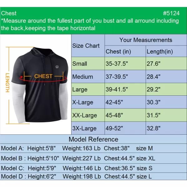 NELEUS Mens Dry Fit Athletic Workout Running Shirts Long Sleeve with Hoods5124 BlackGreyWhite3 Pack