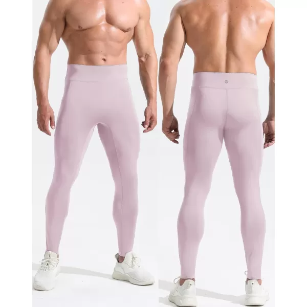 NELEUS Mens Dry Fit Compression Baselayer Pants Running Tights Leggings with Phone Pocket6109 BlackGreyPink3 Pack