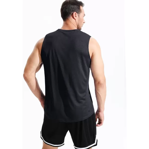 NELEUS Mens Dry Fit Workout Running Muscle Tank Top5042 BlackBlueRed