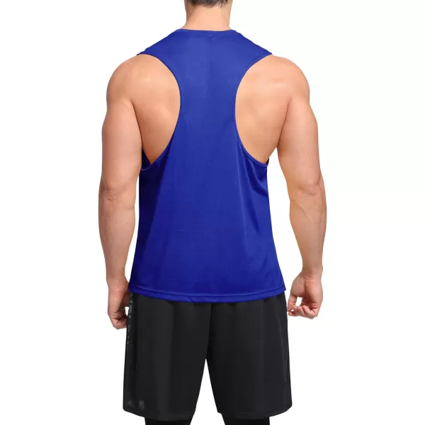 NELEUS Mens Dry Fit Workout Running Muscle Tank Top5054 BlackDark GreyBlue3 Pack