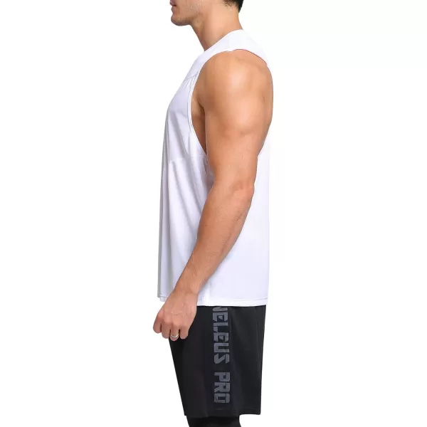 NELEUS Mens Dry Fit Workout Running Muscle Tank Top54 BlackDark GreyWhite3 Pack