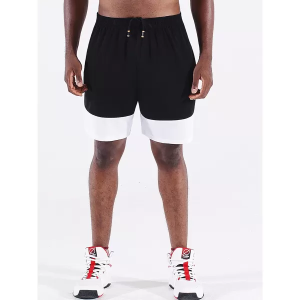 NELEUS Mens Lightweight Workout Athletic Shorts with Pockets6093 BlackBlack 2 Pack