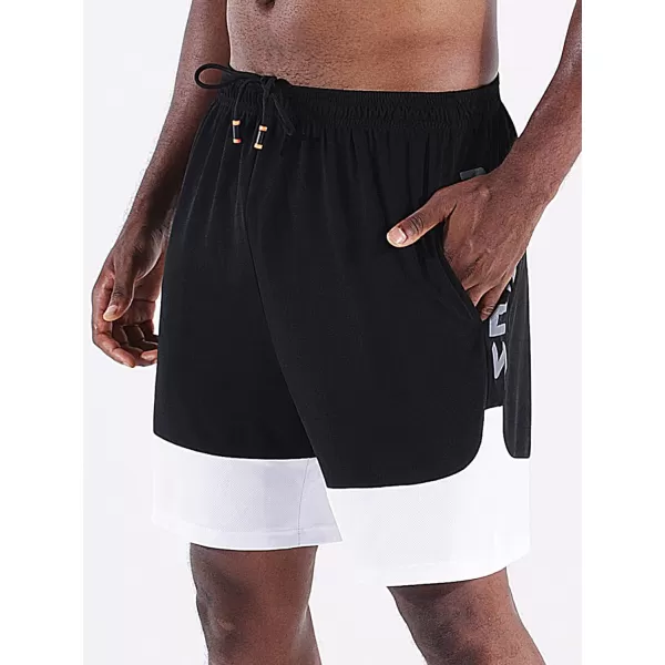 NELEUS Mens Lightweight Workout Athletic Shorts with Pockets6093 BlackBlack 2 Pack