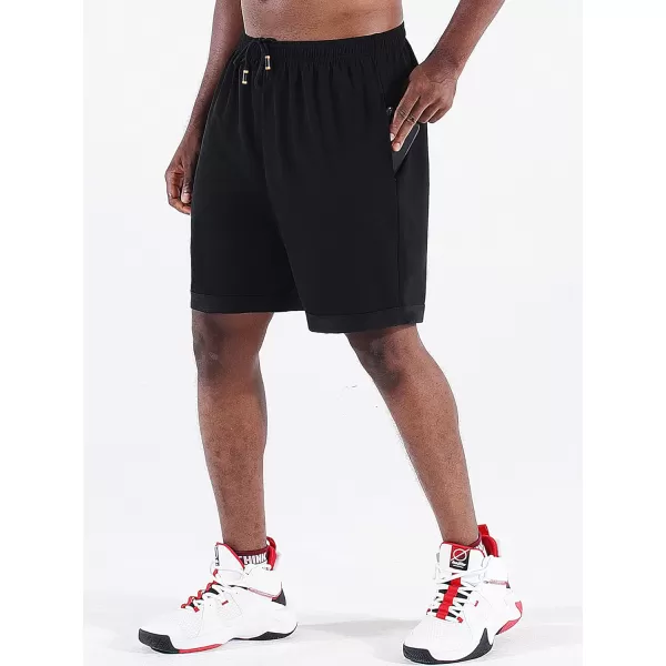 NELEUS Mens Lightweight Workout Athletic Shorts with Pockets6095 BlackBlackBlack 3 Pack