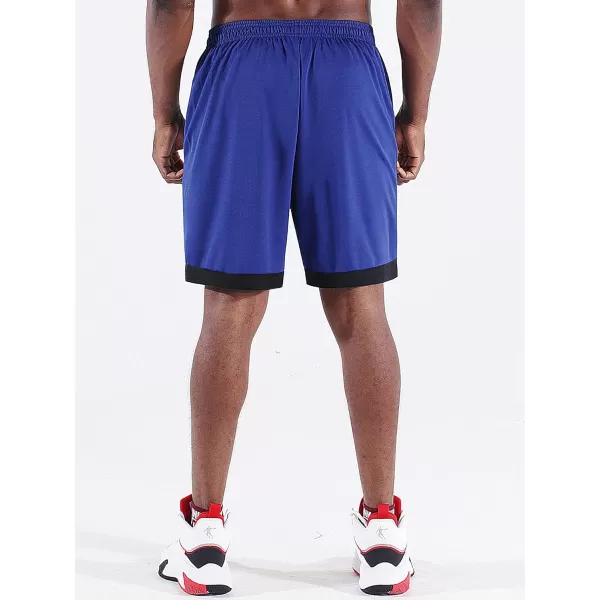 NELEUS Mens Lightweight Workout Athletic Shorts with Pockets6095 BlackBlueRed 3 Pack