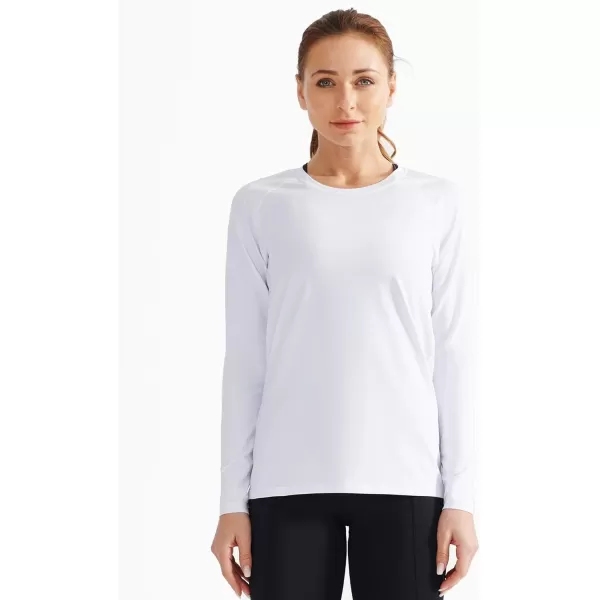 NELEUS Womens Dry Fit Workout Running Long Sleeve Shirt8065 3 PackblackGreyWhite