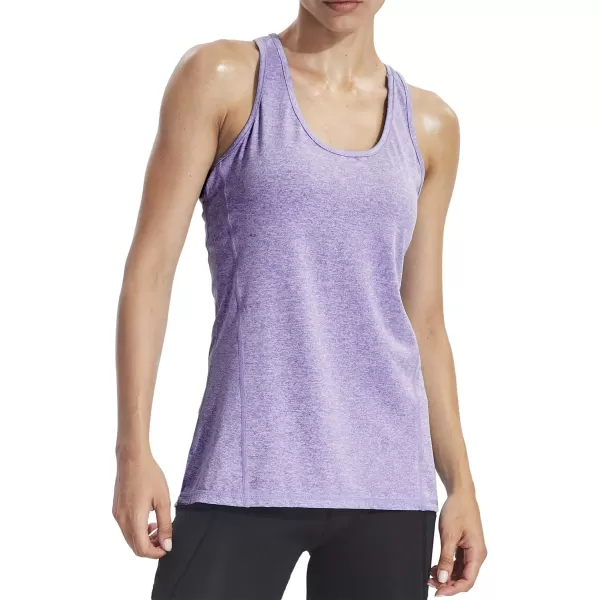 NELEUS Womens Workout Tank Top Racerback Yoga Tanks Athletic Gym Shirts06 Dark GreyPurpleLight Blue