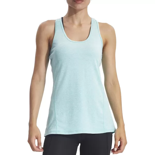 NELEUS Womens Workout Tank Top Racerback Yoga Tanks Athletic Gym Shirts06 Light BlueRose RedLight Green