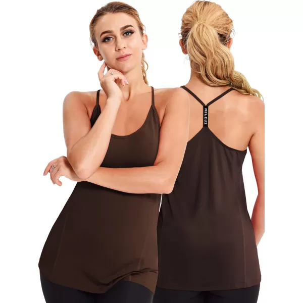 NELEUS Womens Workout Tank Top Racerback Yoga Tanks Athletic Gym Shirts8057 Rosy BrownCoffeeBurgundy3 Pack