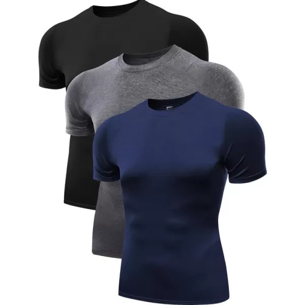 5011# 3 Pack: Black,grey,navy Blue