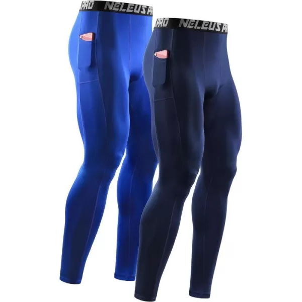 6069 Blue/Navy,2 Pack