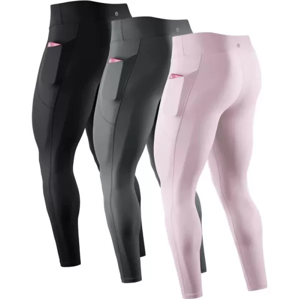 6109 Black/Grey/Pink,3 Pack