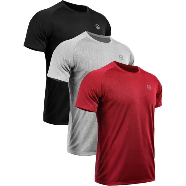 5033# 3 Pack: Black,grey,red