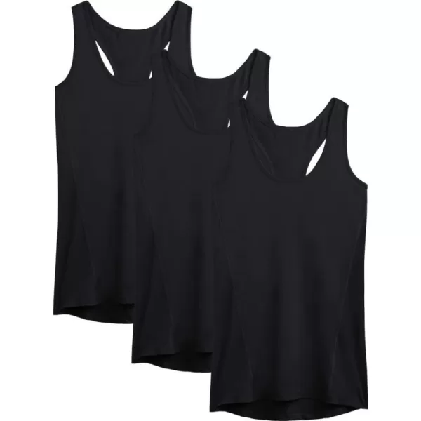 NELEUS Womens Workout Tank Top Racerback Yoga Tanks Athletic Gym Shirts06 BlackBlackBlack3 Pack