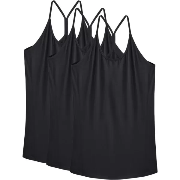 NELEUS Womens Workout Tank Top Racerback Yoga Tanks Athletic Gym Shirts8057 BlackBlackBlack3 Pack