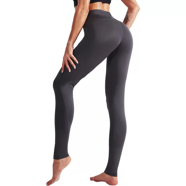 NELEUS High Waist Running Workout Leggings for Yoga with Pockets9017 Yoga Pant 2 Packblackgrey