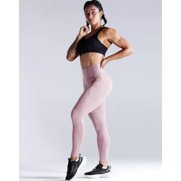 NELEUS High Waist Running Workout Leggings for Yoga with Pockets9069 Yoga Pants 2 PackblackLavender Blush