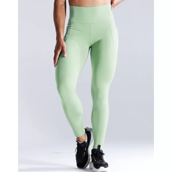 NELEUS High Waist Running Workout Leggings for Yoga with Pockets9069 Yoga Pants 2 PackblackLight Green